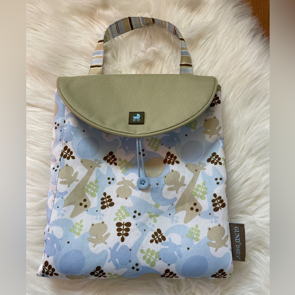 Gund Baby Baby Gear Collection Diaper Tote Changing Mat 59216 - Picture 1 of 7